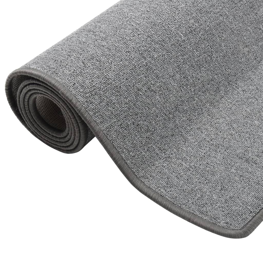 Vidaxl Carpet Runner 80x200 cm gris foncé