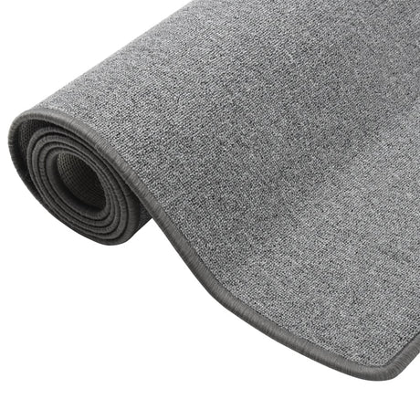 Vidaxl Teppichläufer 80x250 cm dunkelgrau