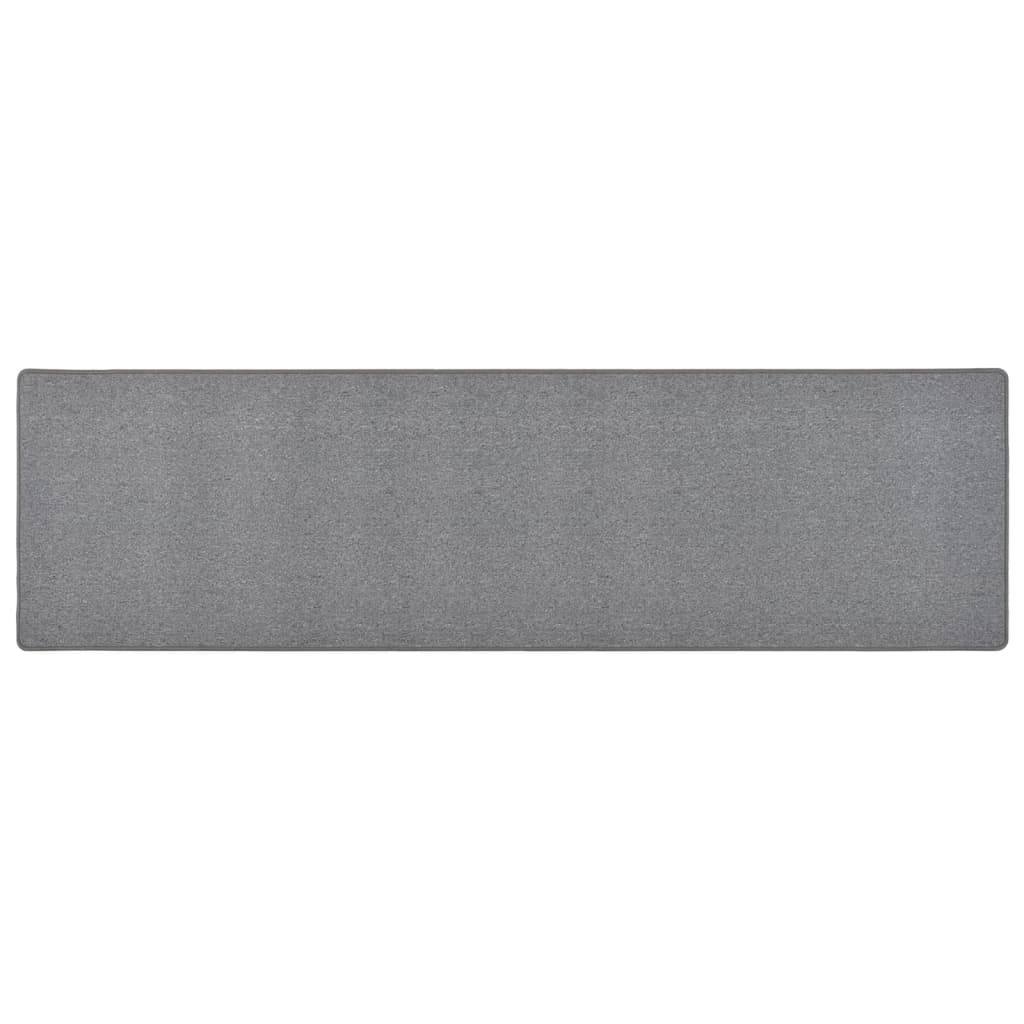 Vidaxl Carpet Runner 80x300 cm gris foncé