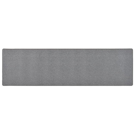 Vidaxl Teppichläufer 80x300 cm dunkelgrau