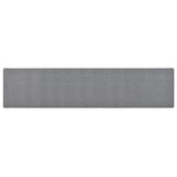Vidaxl Teppich Runner 80x400 cm dunkelgrau