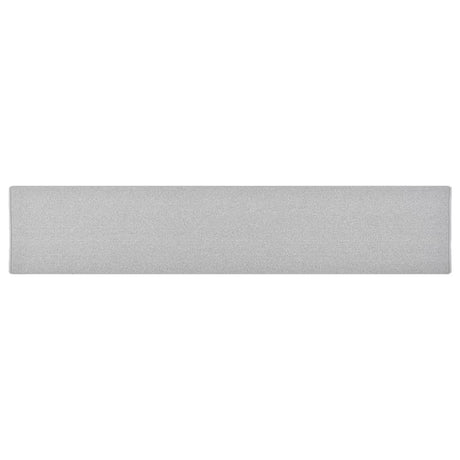 Vidaxl Teppichläufer 80x400 cm hellgrau