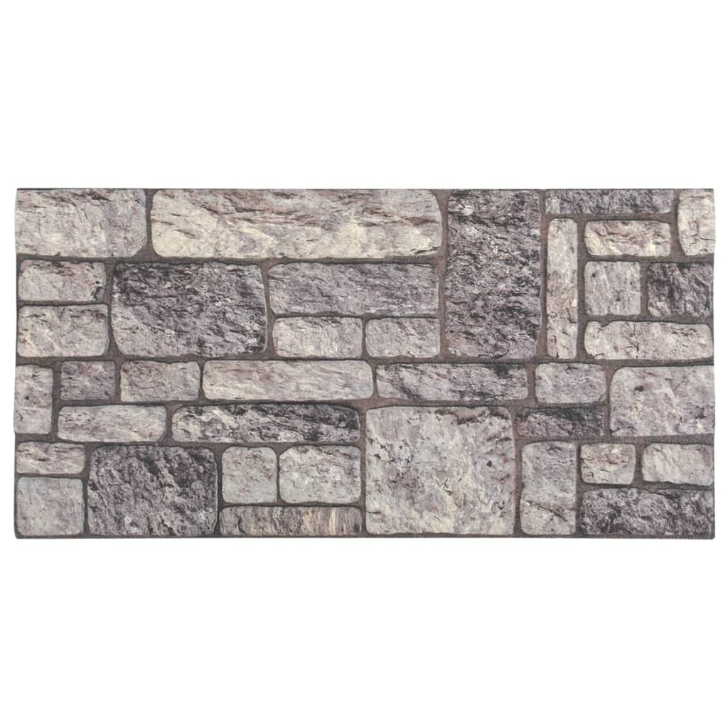 Vidaxl 10 ST Wall panels 3D Light gray brick EPS