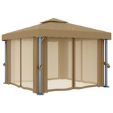 Vidaxl Arbor con tenda 3x3 m in alluminio