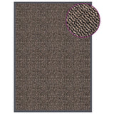 VIDAXL PORTOMAT TUFED 60x90 cm Dunkelbraun