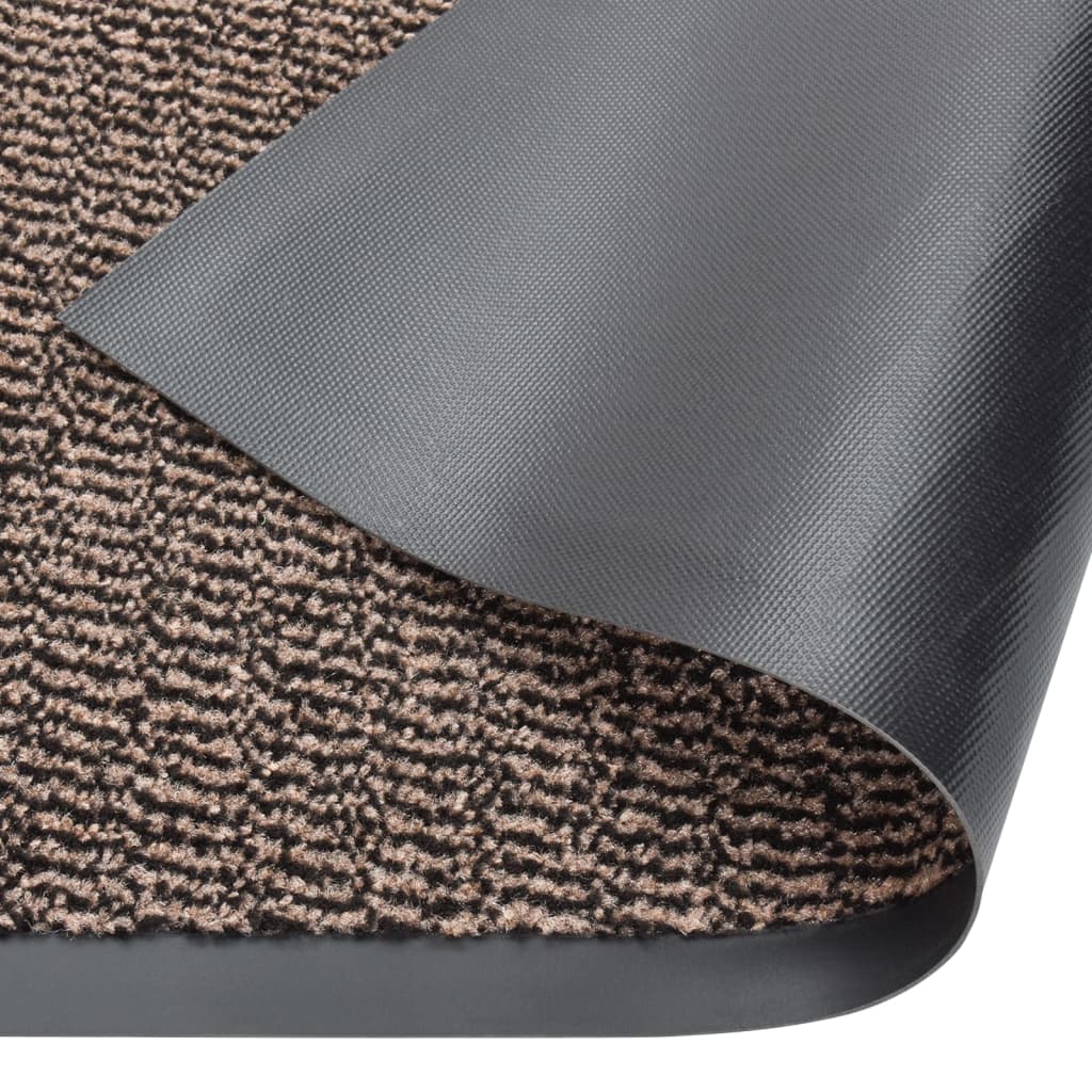 VIDAXL PORTOMAT TUFED 60x90 cm Dunkelbraun