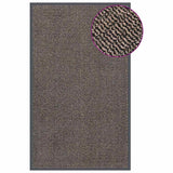VIDAXL PORTOMAT TUGED 90X150 cm Dunkelbraun