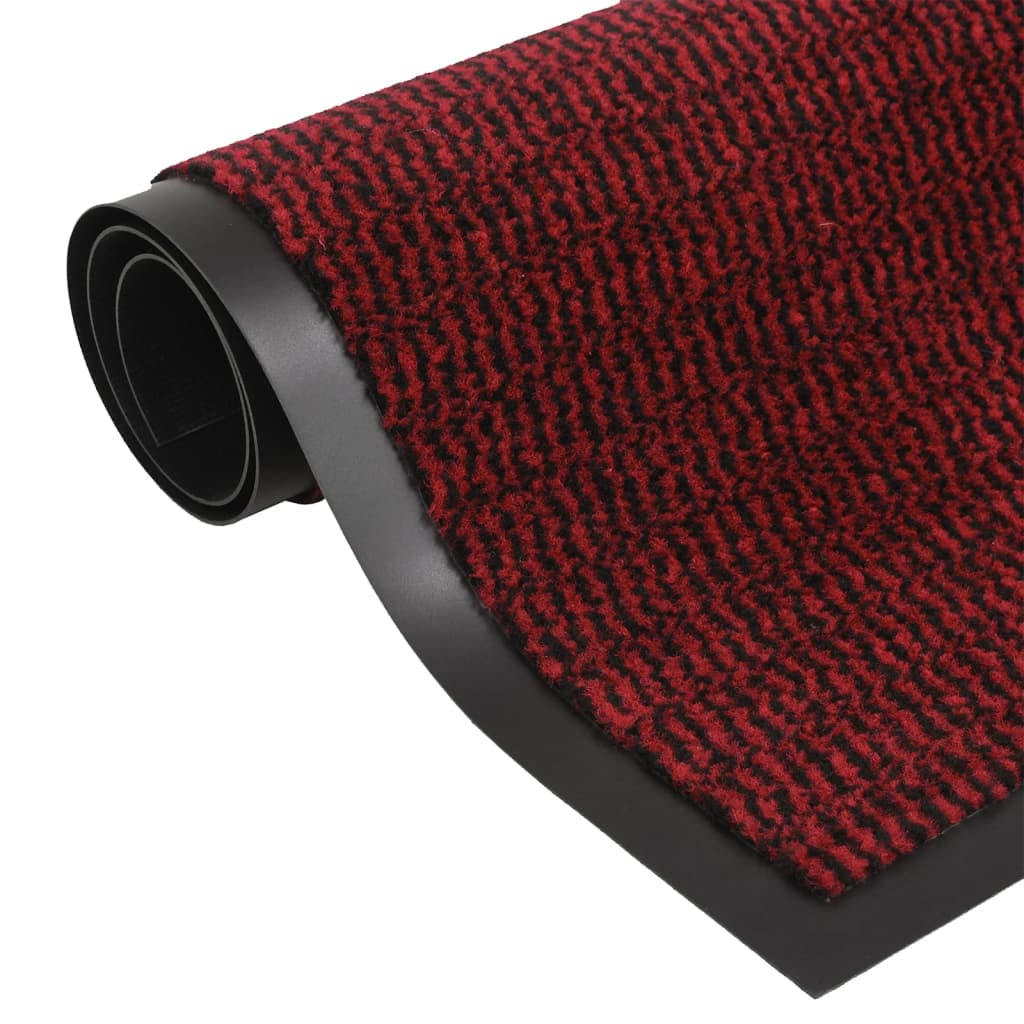 Vidaxl zerbino trapuntato 60x150 cm rosso