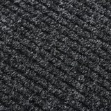 Vidaxl droogloopmat 100x200 cm anthrazit -geläutet