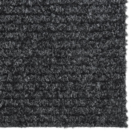 Vidaxl droogloopmat 100x250 cm anthrazit -gelöscht