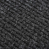 Vidaxl droogloopmat 100x300 cm anthrazit -geläutet
