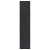 Vidaxl droogloopmat 100x450 cm anthrazit -gelöscht