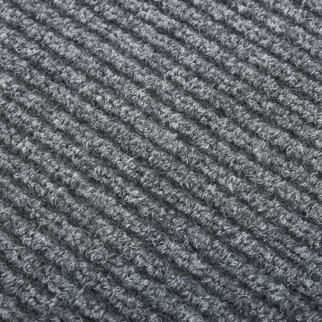 Vidaxl droogloopmat 100x200 cm grau