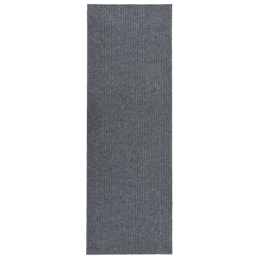 Vidaxl Droogloopmat 100x350 cm Gray