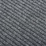 Vidaxl Droogloopmat 100x350 cm Grau
