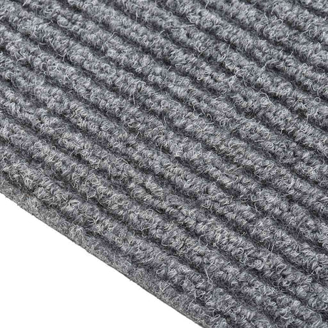 Vidaxl droogloopmat 100x400 cm grau