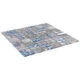 Vidaxl -Mosaikfliesen 22 PCs 30 x 30 cm Glasgrau und Blau