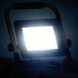 Vidaxl -Scheinwerfer mit Griff LED 50 W Kalt weiß