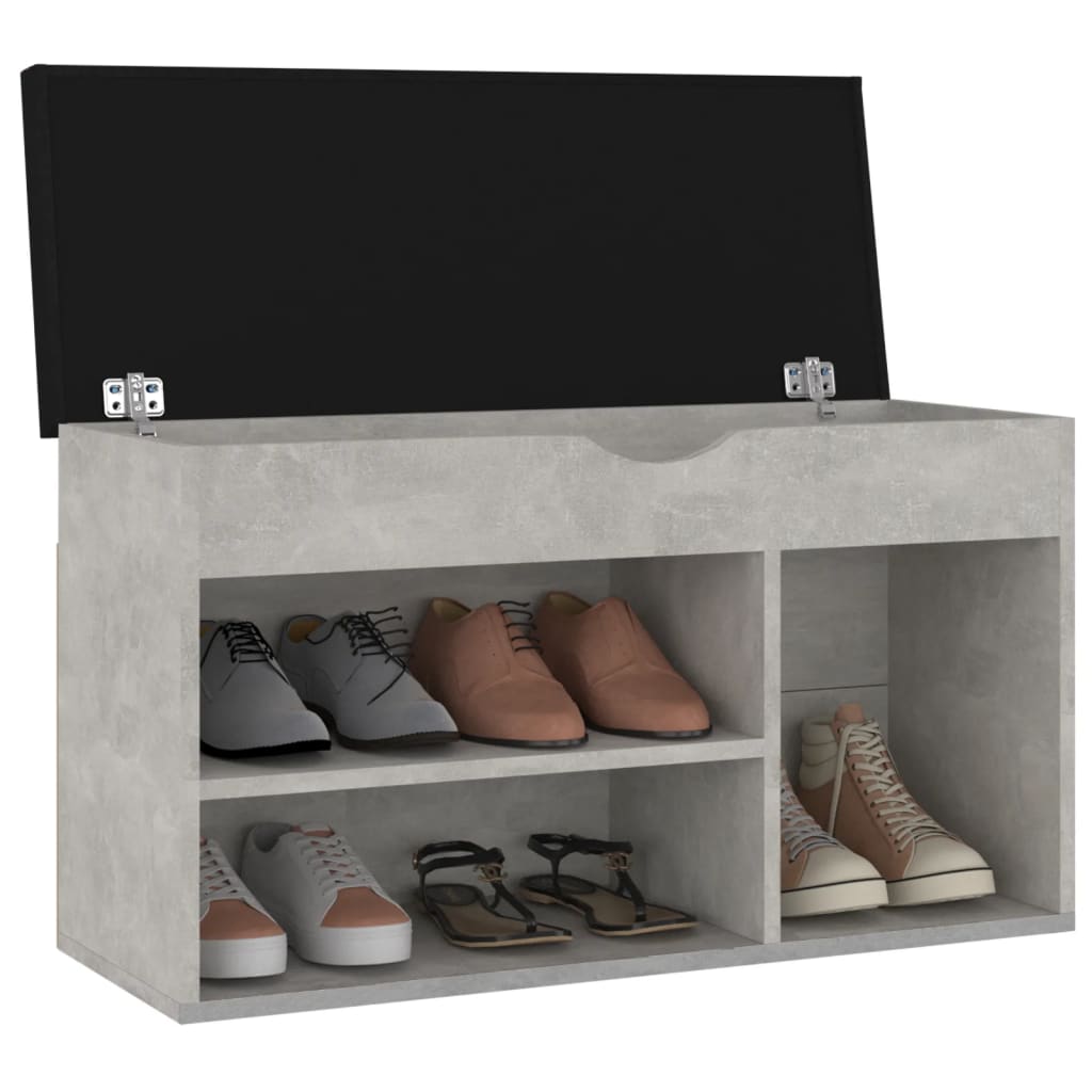 Banco de zapatos Vidaxl con cojín 80x30x47 cm Precio de concreto de madera procesada