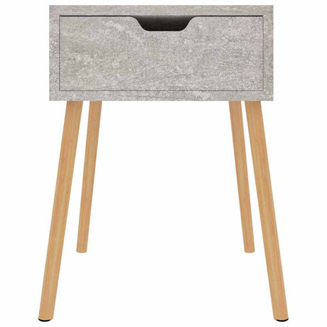 Vidaxl nachtkastje 40x40x56 cm bewerkt hout betongrijs