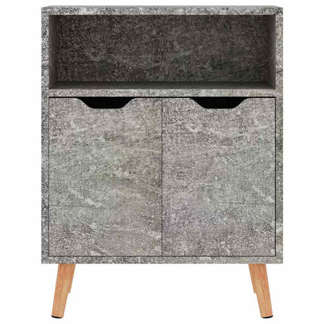 Vidaxl dressoir 60x30x72 cm bewerkt hout betongrijs