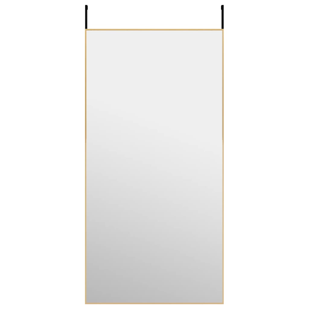 Vidaxl Dier Spigel 50x100 cm Glas an Aluminium Gold faarweg