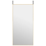 Vidaxl Dier Spigel 50x100 cm Glas an Aluminium Gold faarweg