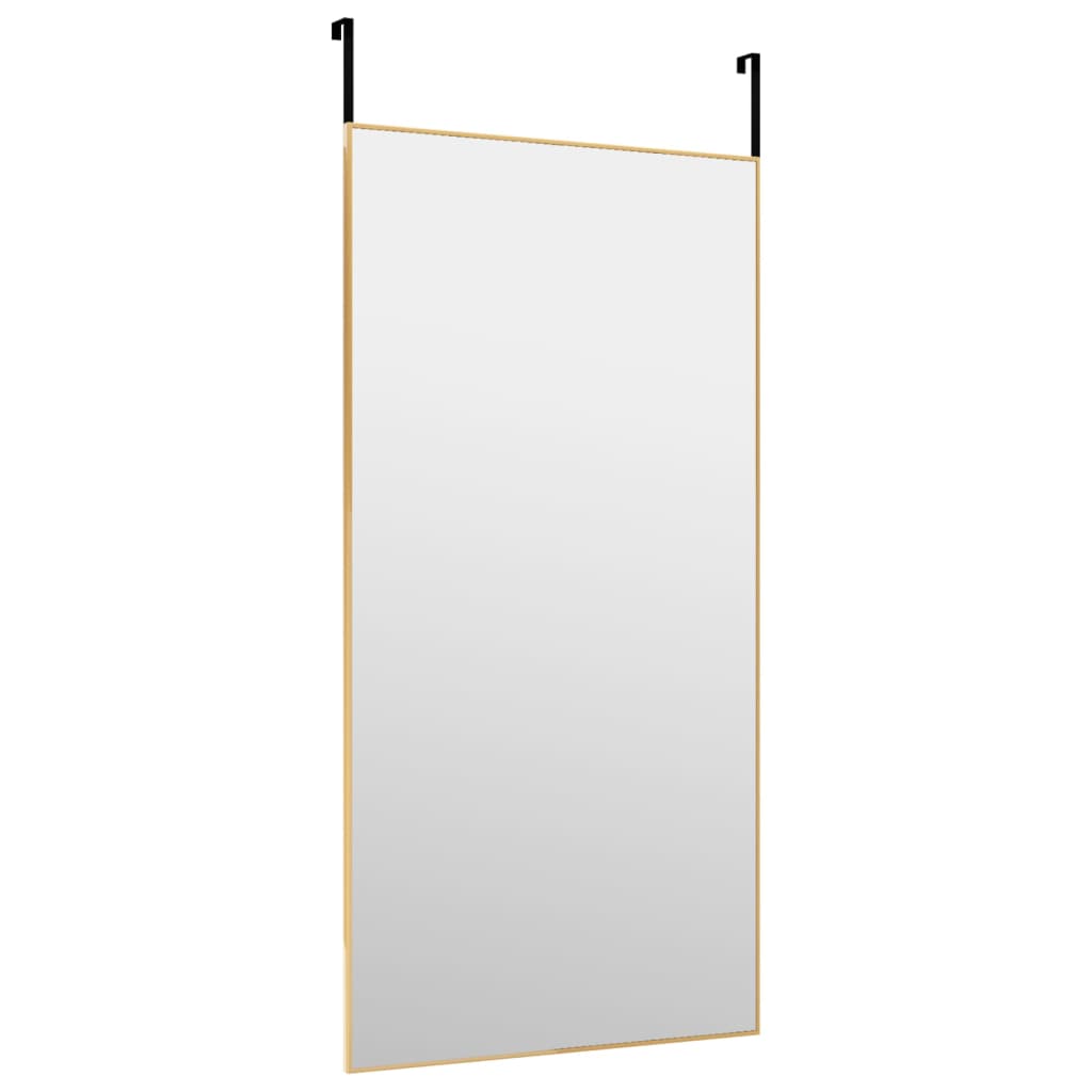 Vidaxl Dier Spigel 50x100 cm Glas an Aluminium Gold faarweg