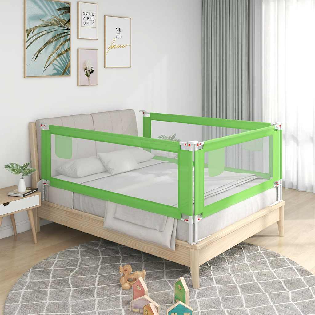 Vidaxl Bed Chart toddler 100x25 cm Fabric Green