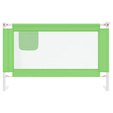 Vidaxl Bettdiagramm Kleinkind 120x25 cm Stoff grün