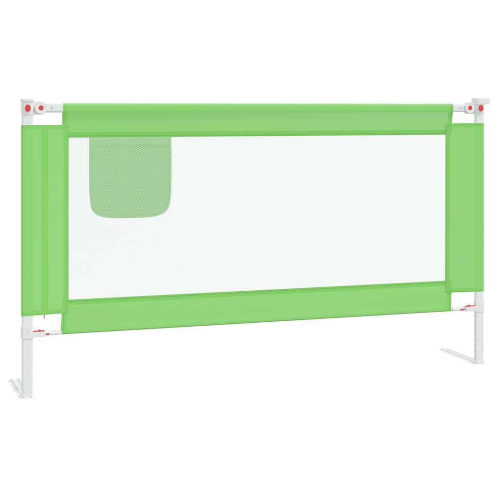 Gráfico de cama Vidaxl niño 150x25 cm de tela verde