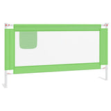 Vidaxl Bettdiagramm Kleinkind 160x25 cm Stoff grün