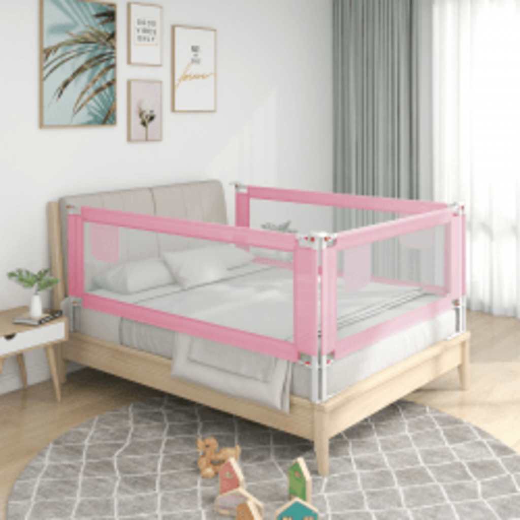 Tableau de lit Vidaxl Toddler 140x25 cm Fabric rose