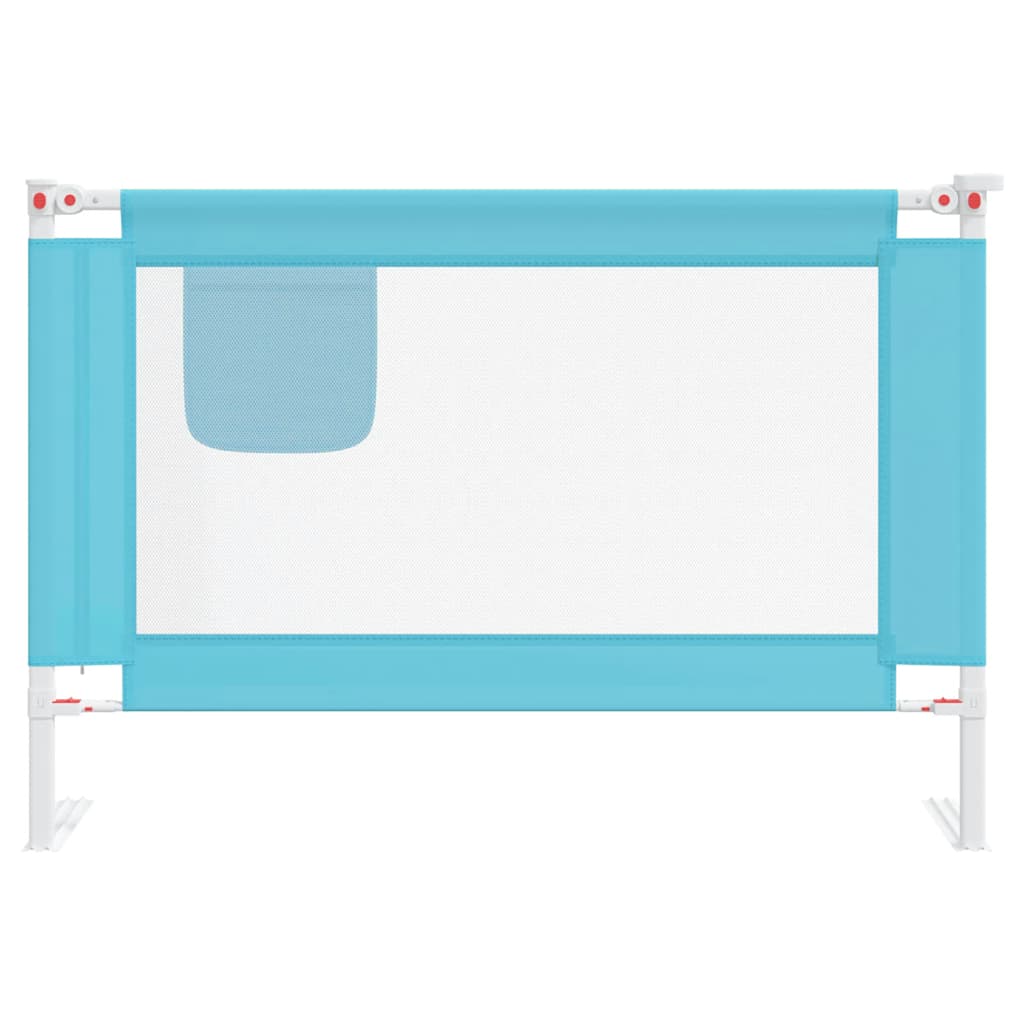 Vidaxl Bedhek Kleinkind 100x25 cm Stoff blau