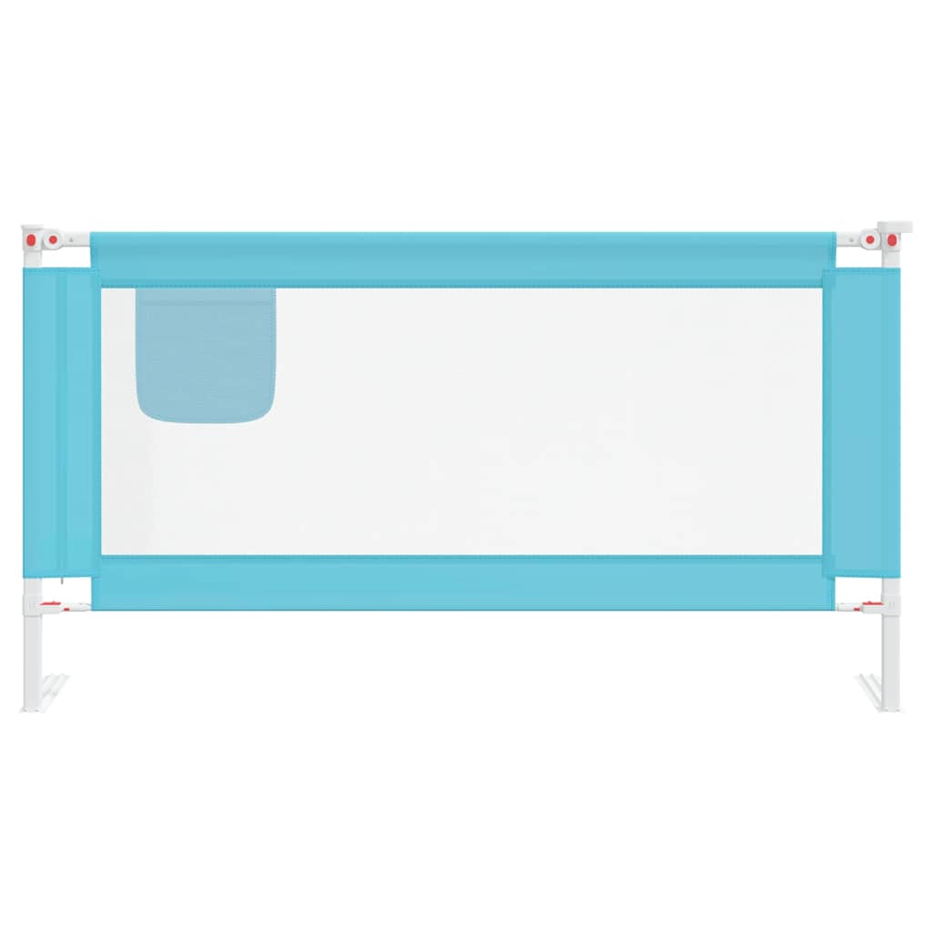 Vidaxl Bedhek Toddler 160x25 cm Tissu bleu