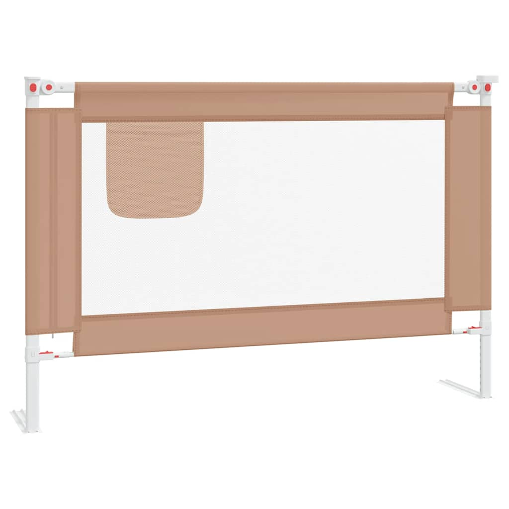 Tableau de lit Vidaxl Toddler 100x25 cm tissu taupe