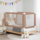 VIDAXL -Bettdiagramm Kleinkind 150x25 cm Stofftaupe