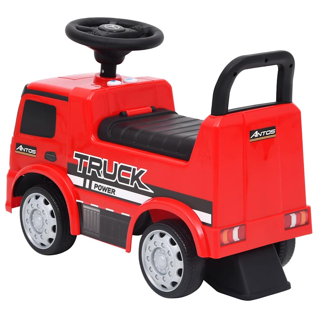 Vidaxl walking car Mercedes Benz Truck Red