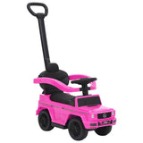 Vidaxl duw-loopauto g63 roze