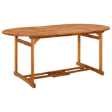 Vidaxl tuintafel 180x90x75 cm massief acaciahout