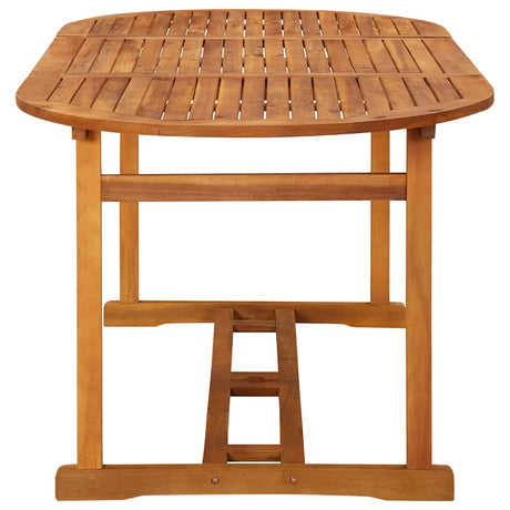 Vidaxl tuintafel 180x90x75 cm massief acaciahout