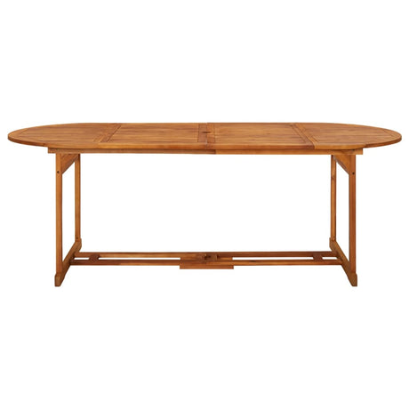 Vidaxl tuintafel 220x90x75 cm massief acaciahout