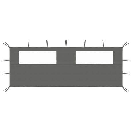 VIDAXL -Präparatwand mit Windamen 6x2 m Antracite -Kleidung