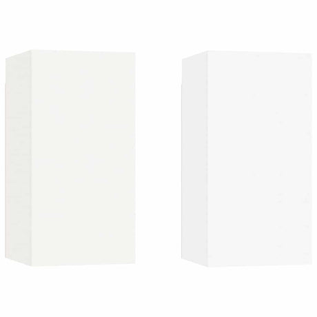 Vidaxl tv-meubelen 2 st 30,5x30x60 cm bewerkt hout wit