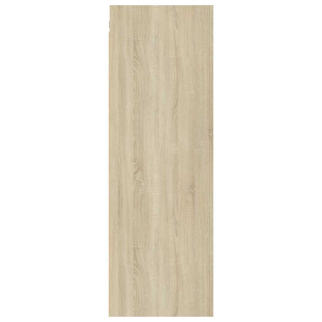 Vidaxl tv-meubel 30,5x30x90 cm bewerkt hout sonoma eikenkleurig