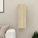 Vidaxl tv-meubel 30,5x30x90 cm bewerkt hout sonoma eikenkleurig