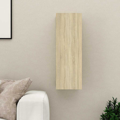 Vidaxl tv-meubel 30,5x30x90 cm bewerkt hout sonoma eikenkleurig