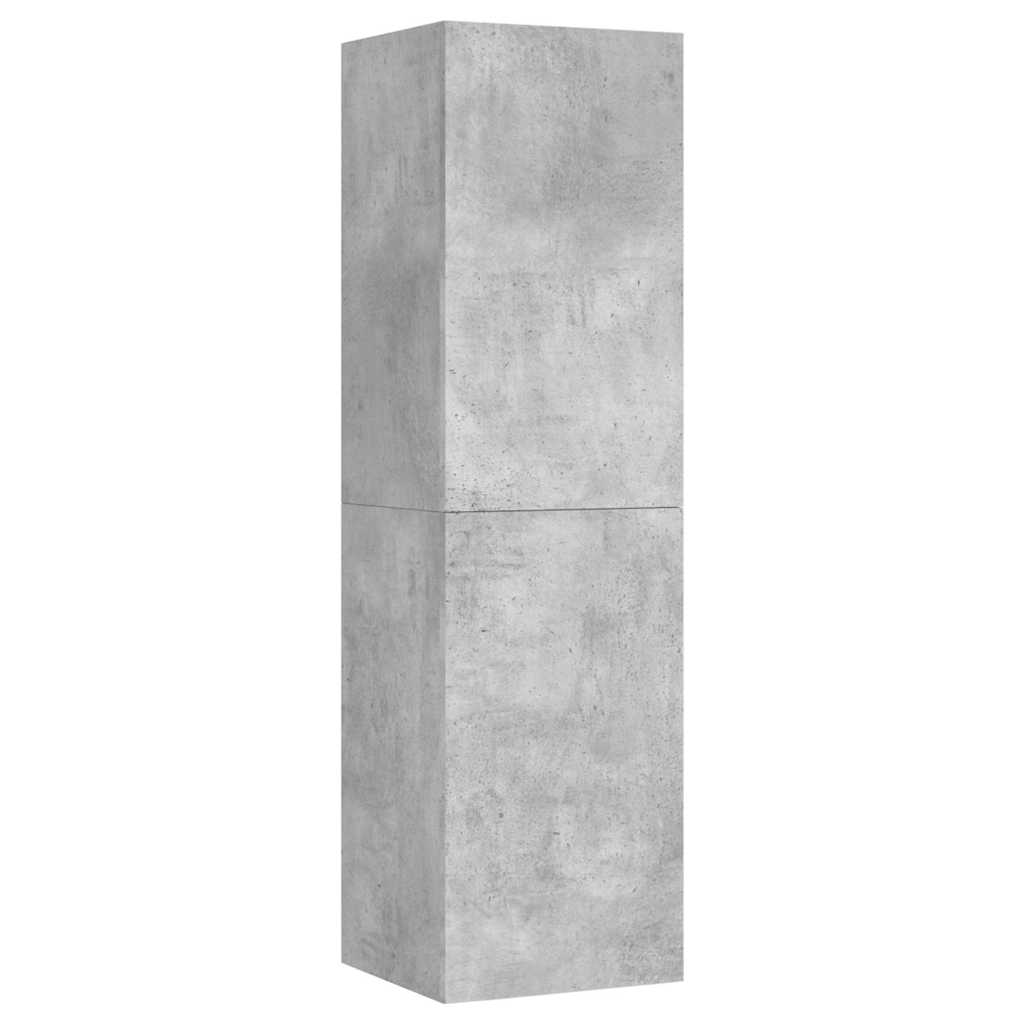 Vidaxl tv-meubel 30,5x30x110 cm bewerkt hout betongrijs