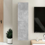 Vidaxl tv-meubel 30,5x30x110 cm bewerkt hout betongrijs