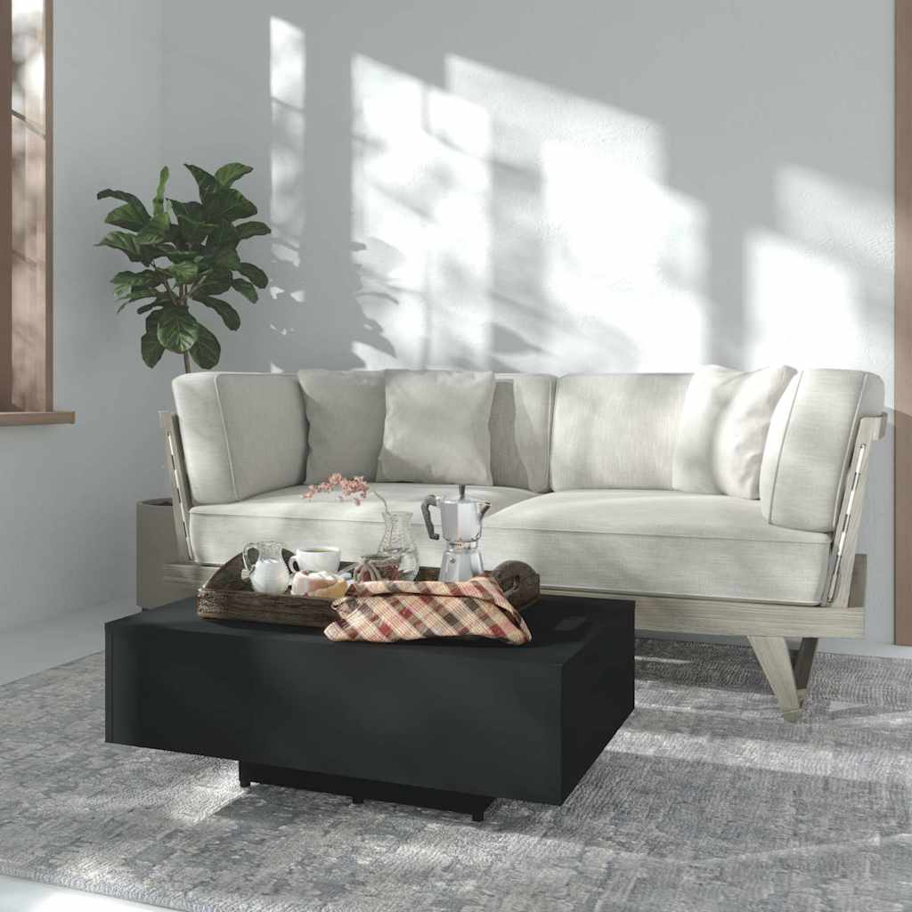 Vidaxl salontafel 85x55x31 cm bewerkt hout zwart